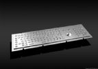 Industrial Metal Keyboard With Trackball Kb6h